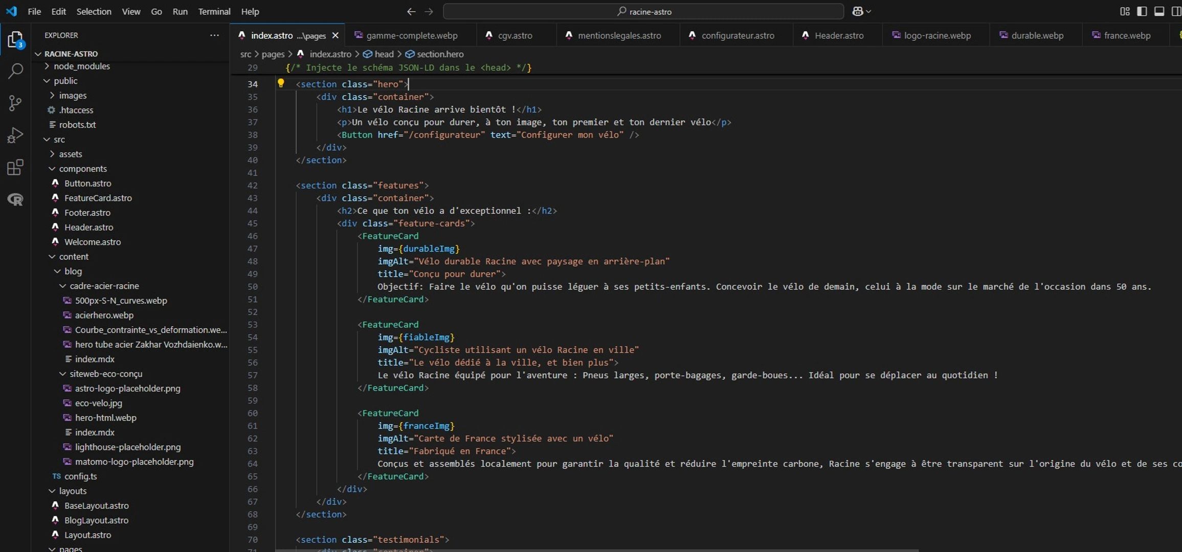 Illustration d'un vélo stylisé avec des feuilles vertes, symbolisant l'éco-conception
